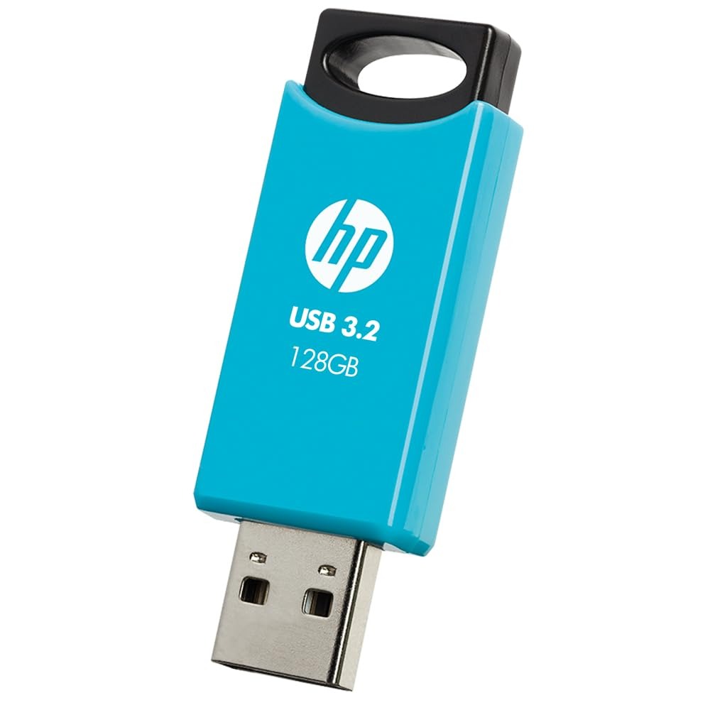 HP 712w 128GB USB 3.2 Flash Drive Blue