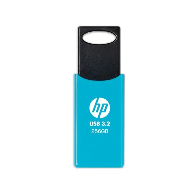HP 712w 256GB USB 3.2 Flash Drive Blue