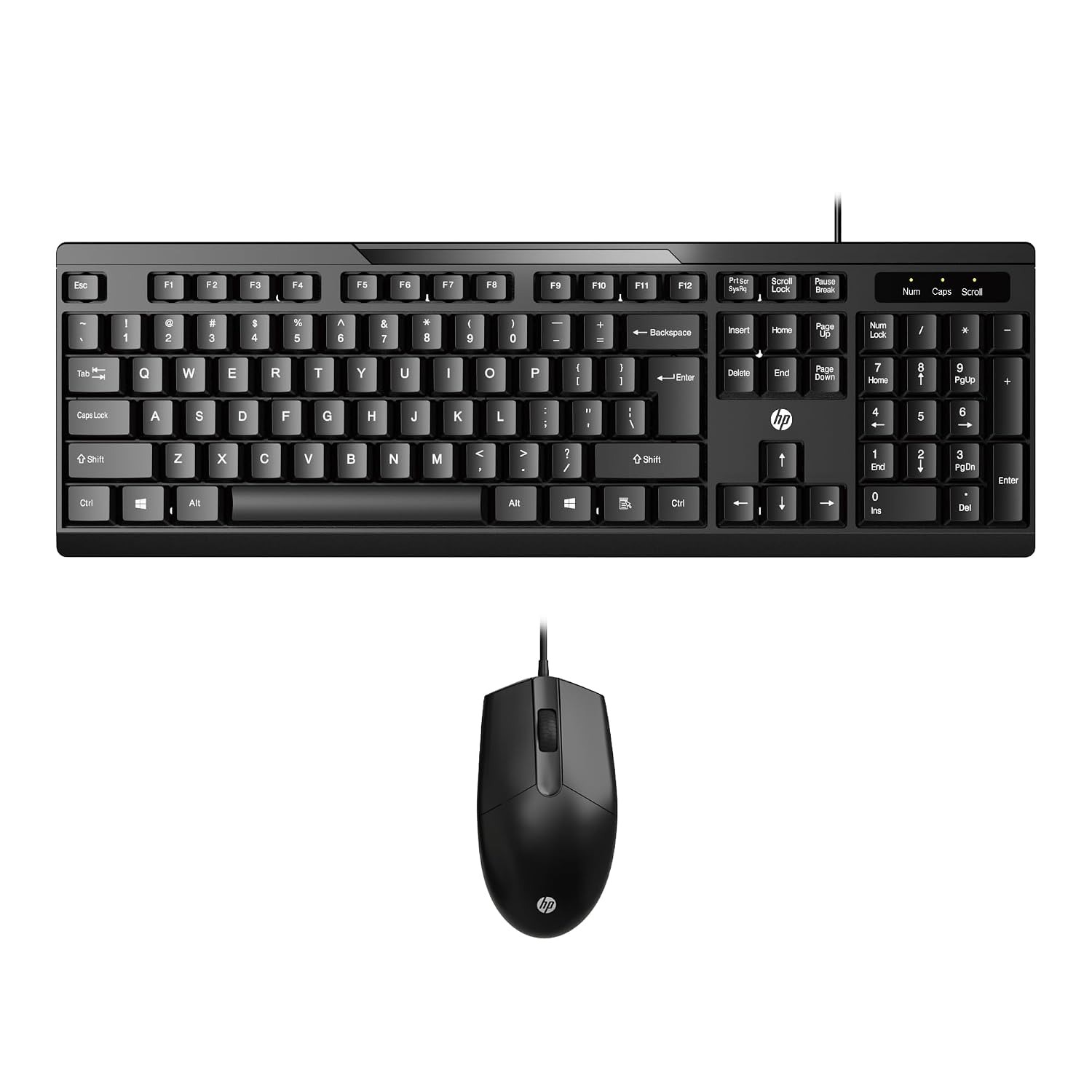 HP KM120 Wired Mouse and Keyboard Combo