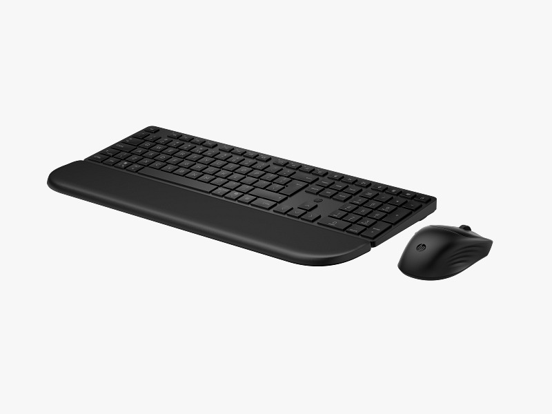 HP Multi-Device Dual-Mode Wireless Mouse and Keyboard Combo with Palm Rest 580C A/P