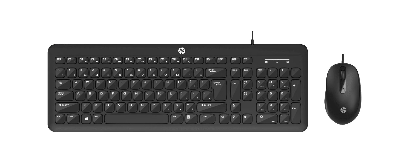 HP KM190 Wired Mouse and Keyboard Combo